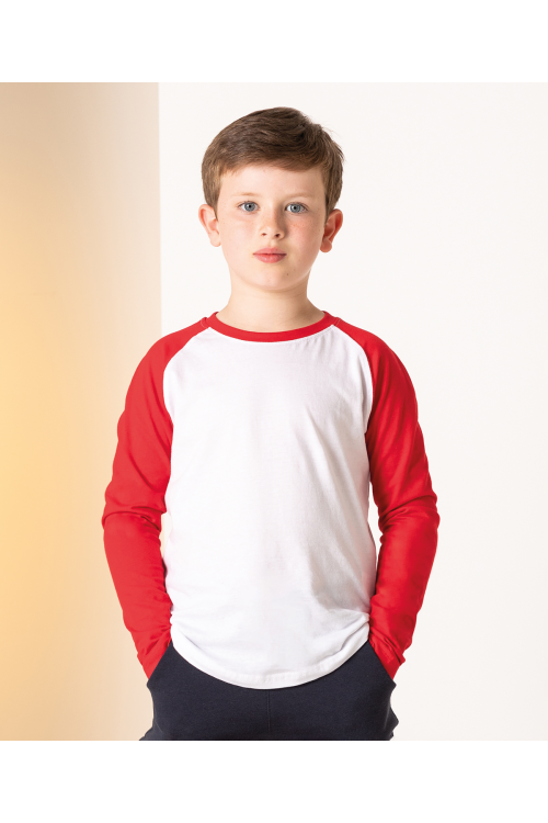 T-shirt de baseball à manches longues pour enfant