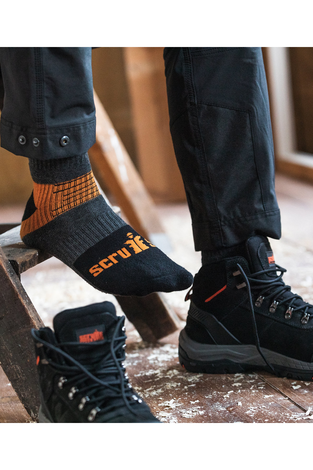 Chaussettes Worker, 3 paires