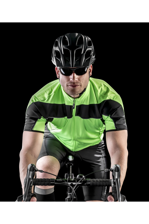 Haut de cyclisme à zip intégral Spiro