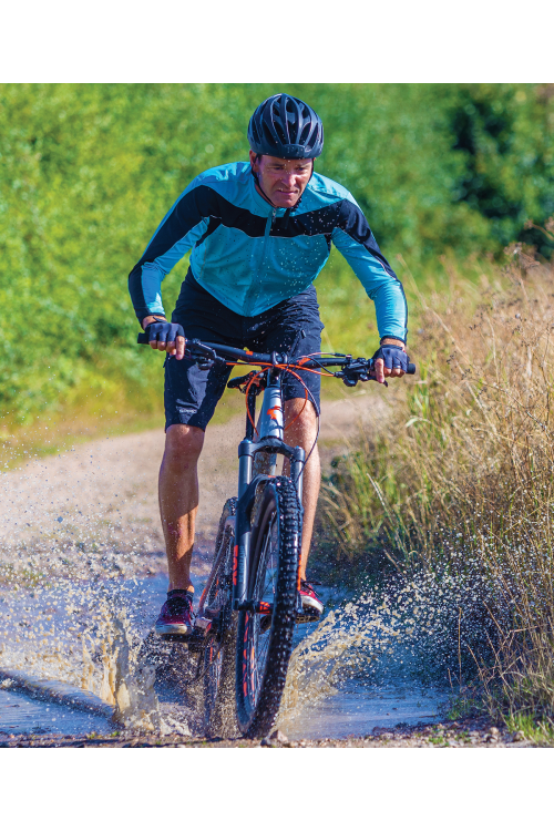 Haut de cyclisme de performance à manches longues Spiro