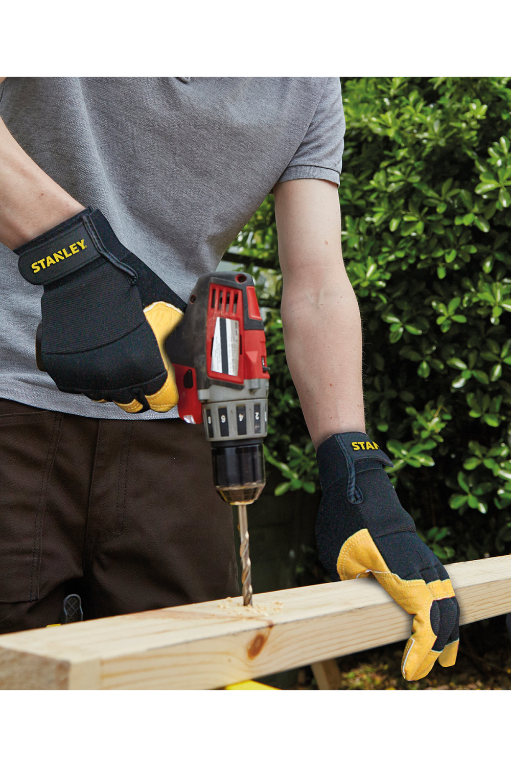 Gants hybrides en cuir Stanley Performance