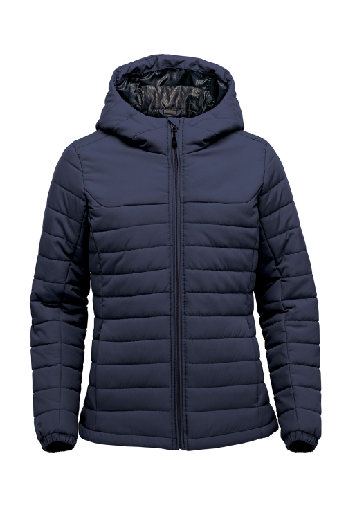 Veste à capuche matelassée Nautilus femme