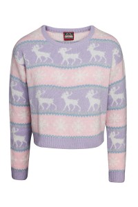 Pull carré Nordic pour femme