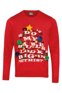 Pull 3D lumineux Adulte "Do my Baubles Look Big in This"* *"Mes boules ont-elles l'air grosses comme ça?"