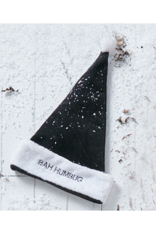 Bonnet bah humbug en peluche
