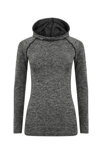 Sweat à capuche sans coutures pour femmes