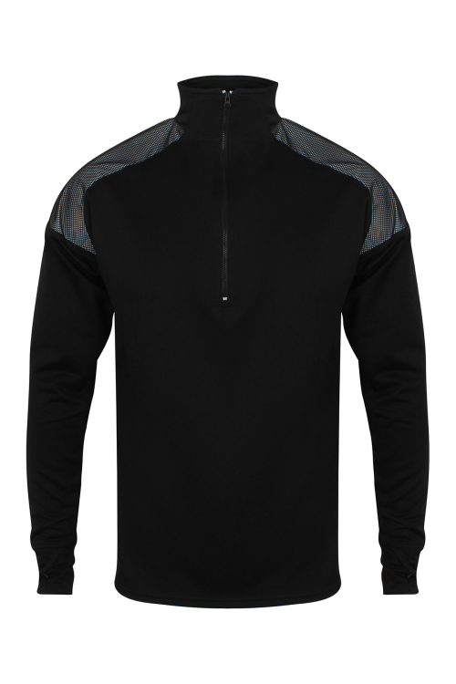 Haut zip ¼ avec panneaux réfléchissants