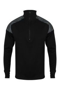 Haut zip ¼ avec panneaux réfléchissants
