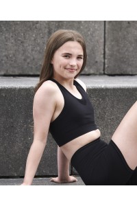 Haut court sans coutures pour enfants