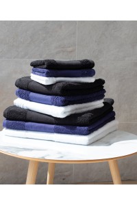 Serviette de toilette à bordure imprimable