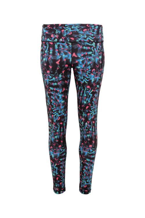 Legging performance femme TriDri® long néon marine