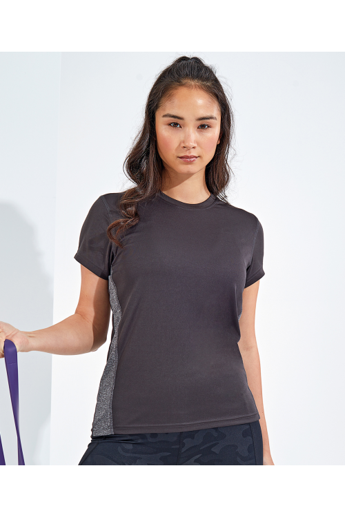 T-shirt performance à empiècement contrasté femme TriDri®