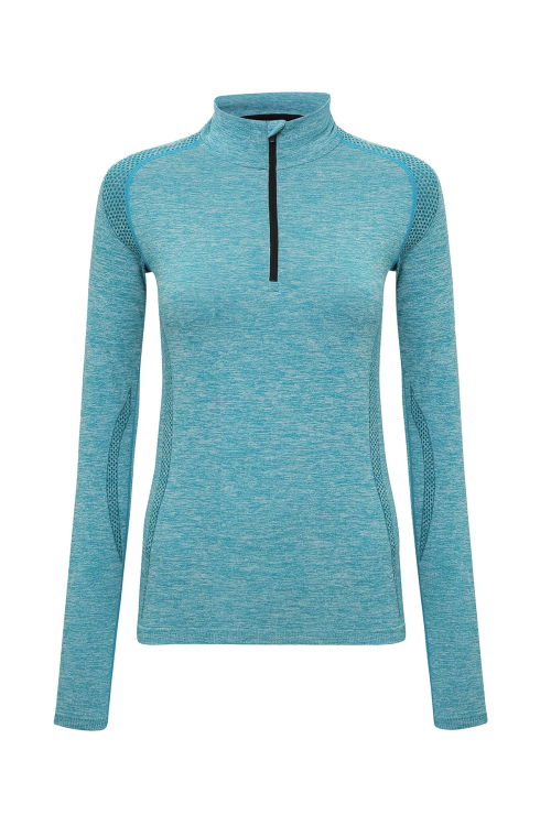 TriDri® Haut zippé performance femme multi-sport "Coupe 3D" sans coutures