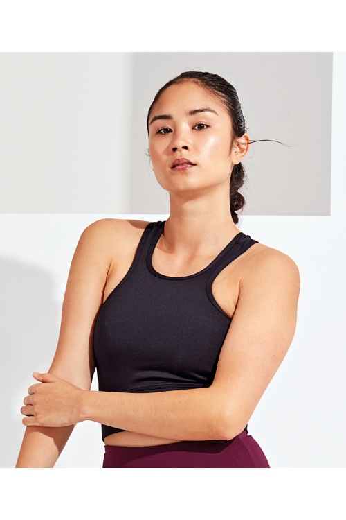 Brassière mi-longue performance femme Sports TriDri® (résistance modérée aux chocs)