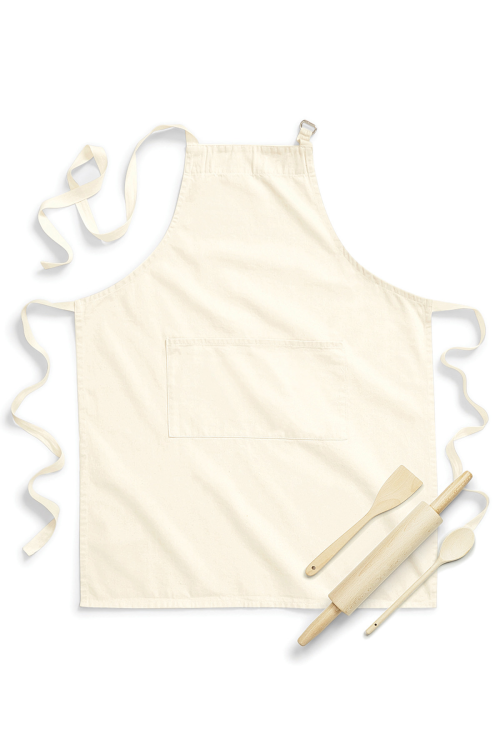 Tablier artisanal en coton issu du Commerce équitable