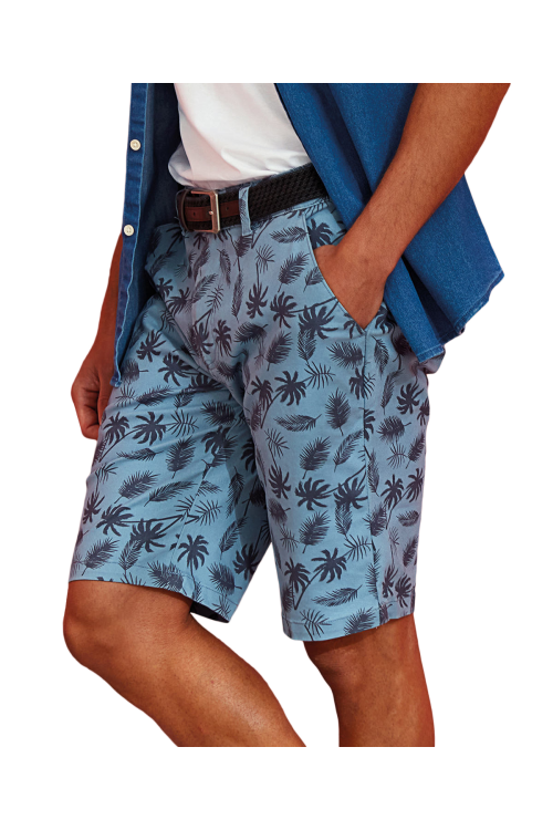 Short imprimé palmier homme