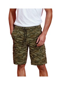 Short cargo homme camouflage