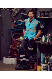 Gilet multifonction haute visibilité pour cadres (HVW801)