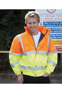 Blouson d'aviateur classique de haute visibilité (HVP211)