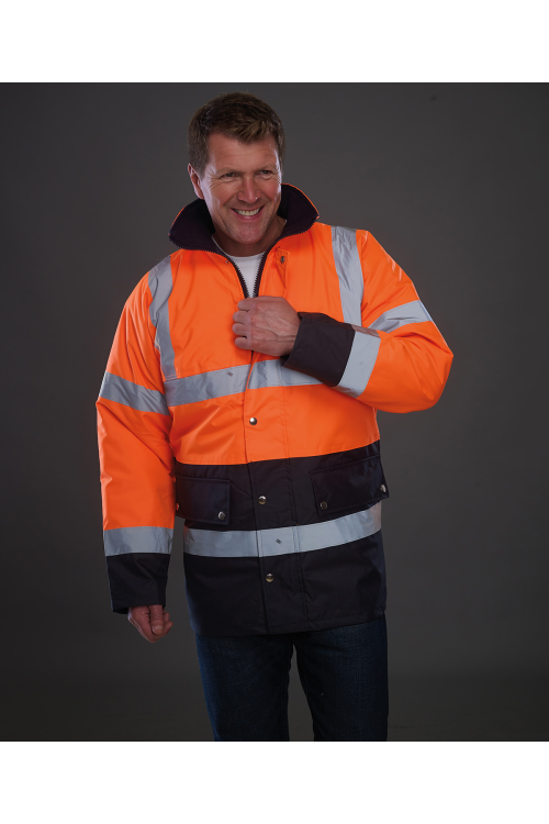 Veste haute visibilité bicolore pour autoroutes (HVP302)