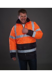 Veste haute visibilité bicolore pour autoroutes (HVP302)