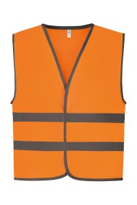 Gilet haute visibilité à 2 bandes et bordure réfléchissante pour enfants (HVW102CH)