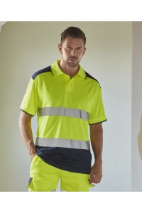 Polo Bicolore Haute Visibilité (HVJ220)