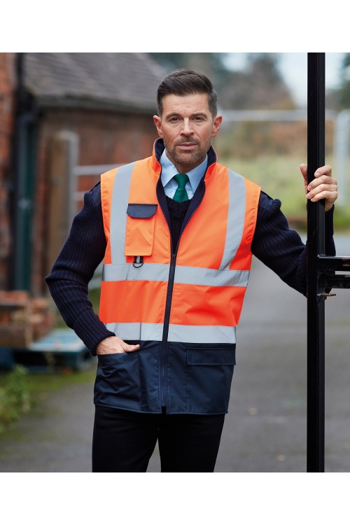 Bodywarmer Rembourré Haute Visibilité (HV005)