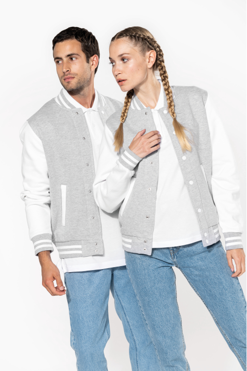 Blouson molleton teddy unisexe