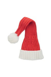 Long bonnet de Noël en tricot