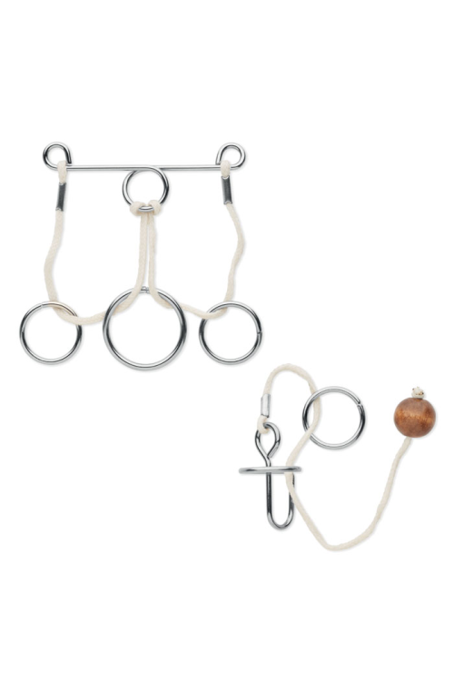 Jeu de 2 casse-tête en métal