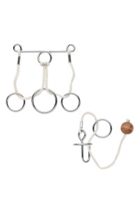 Jeu de 2 casse-tête en métal