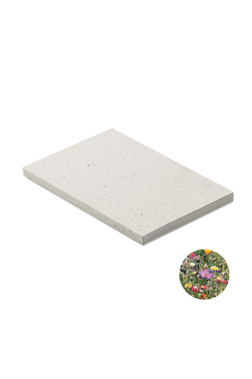 Carnet A5 couv. papier semence