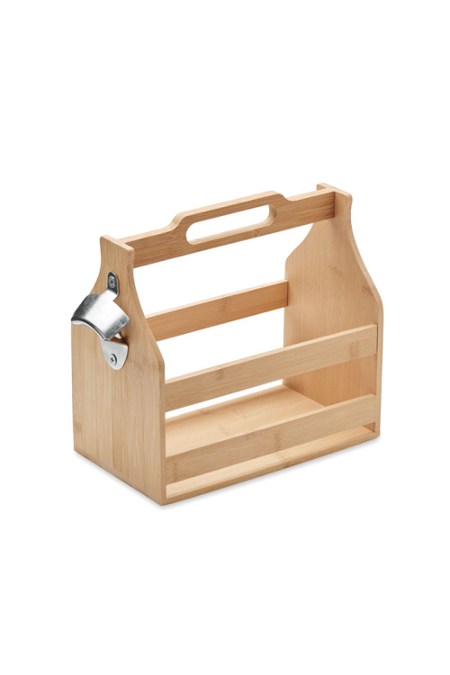 Caisse à bouteilles en bambou