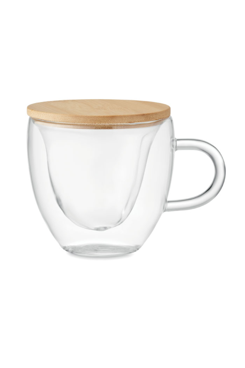 Tasse borosilicaté double paroi