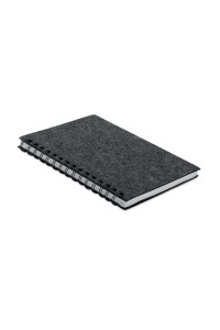 Carnet A5 couv.en feutre RPET