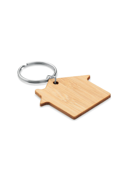 Porte-clés maison bambou