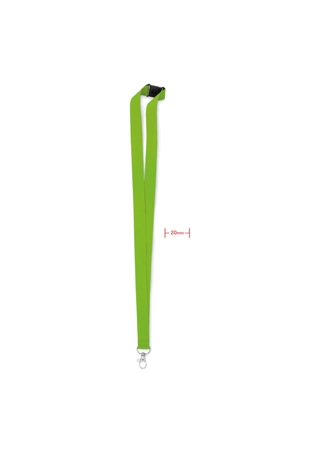 Lanyard crochet métal 20mm