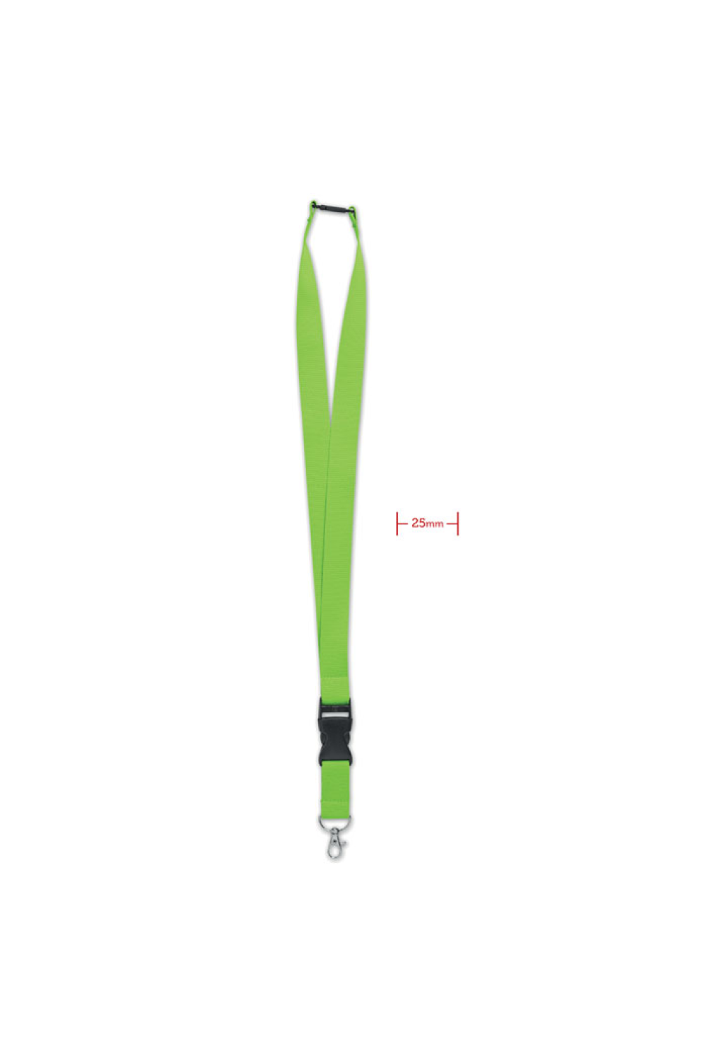 Lanyard crochet métal 25mm