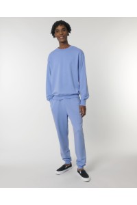 Le sweatshirt col rond unisexe medium fit en terry effet délavé