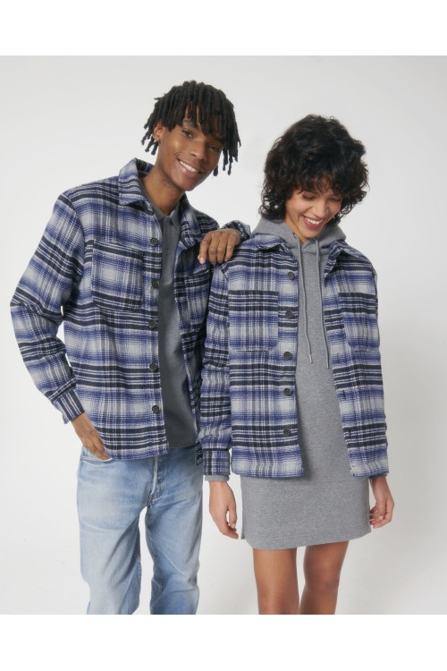 Surchemise unisexe à carreaux