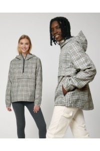 Veste enfilable unisexe en tweed à carreaux