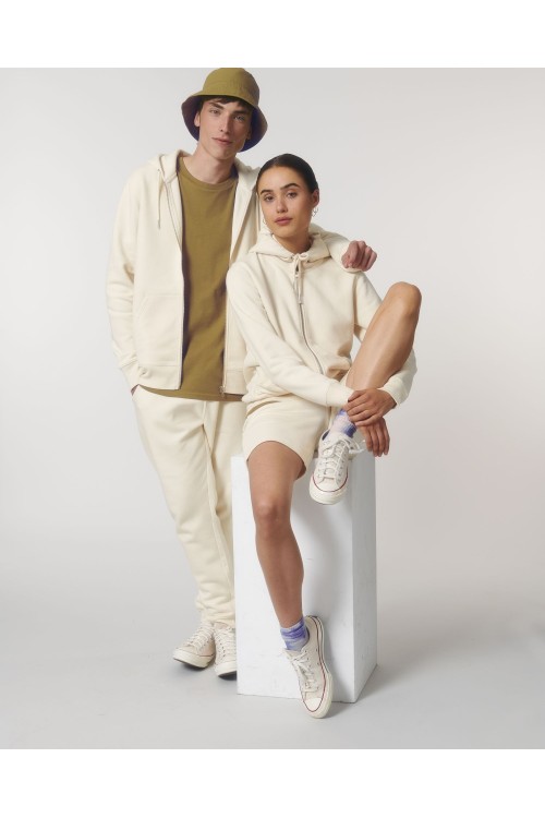 Le sweatshirt à capuche et à fermeture éclair unisexe iconique