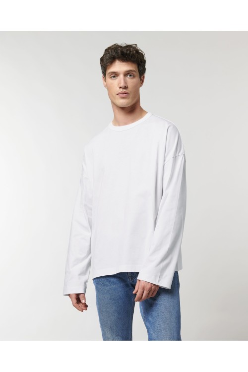 Le T-shirt à manches longues unisexe oversize