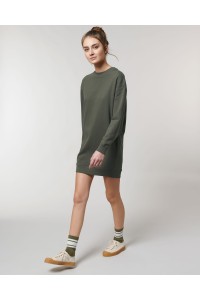 La robe oversize à col rond pour femme