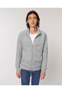 Le sweat-shirt zippé col montant homme