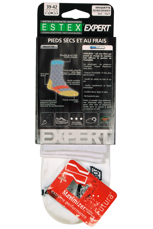 Lot de 2 paires de socquettes VO2 Coolmax