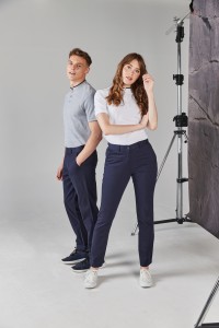 Pantalon Chino Stretch Femme