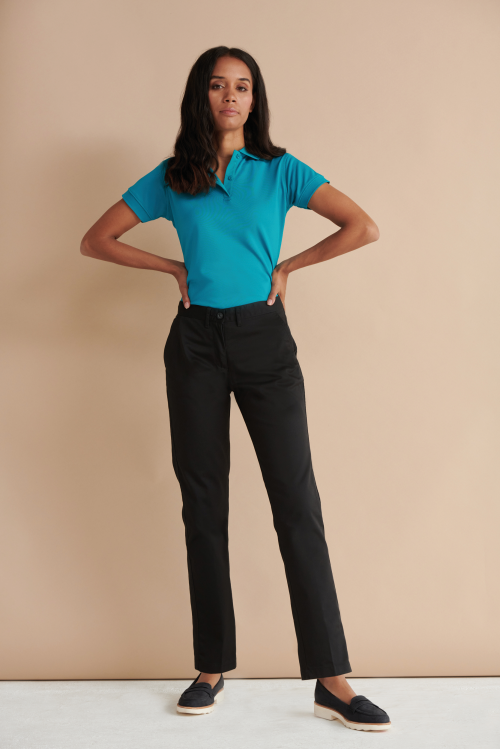 Pantalon chino femme 65/35