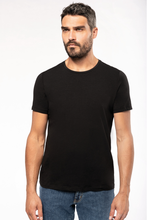 T-shirt col rond manches courtes homme